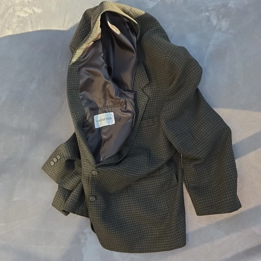 Cricketeer Sports Coat Men's 48 R  100% Wool‎  Made In The Northern Mariana...